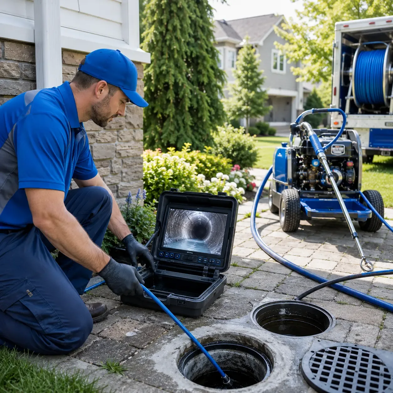 Outdoor drain cleaning professionals serving Fletcher, OK