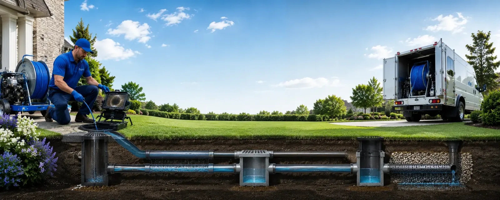 Outdoor drain cleaning information for Fletcher, OK